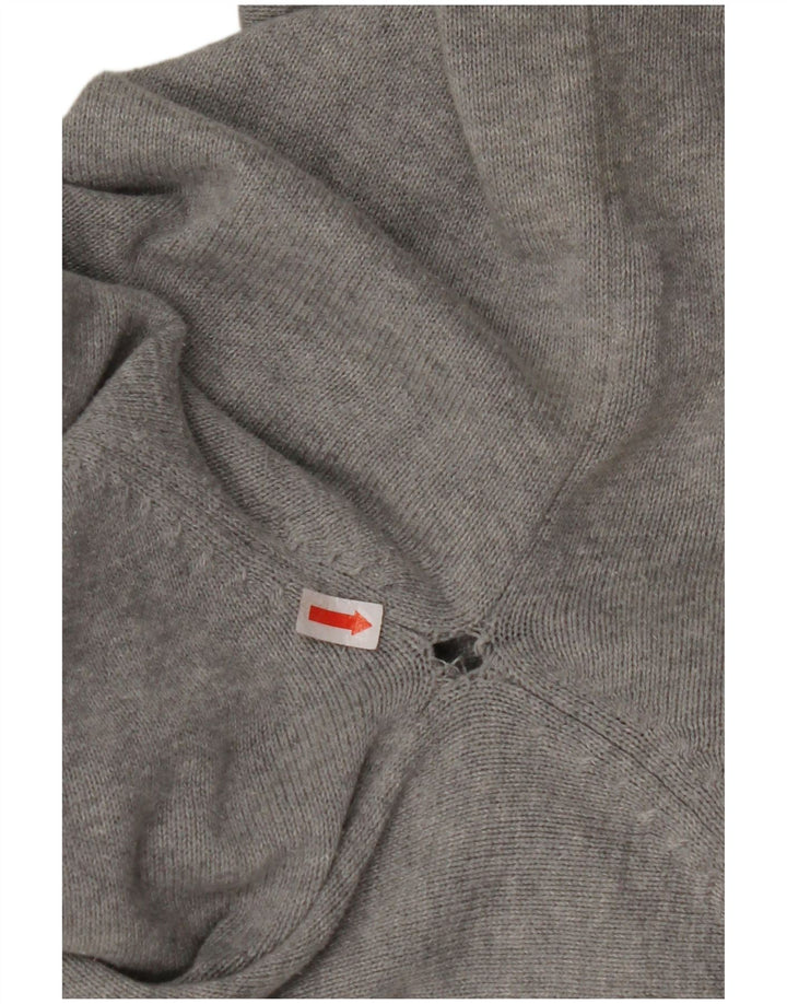 NAUTICA Pulover pentru bărbați cu fermoar și gât, XL, gri Argyle/Diamond Bumbac