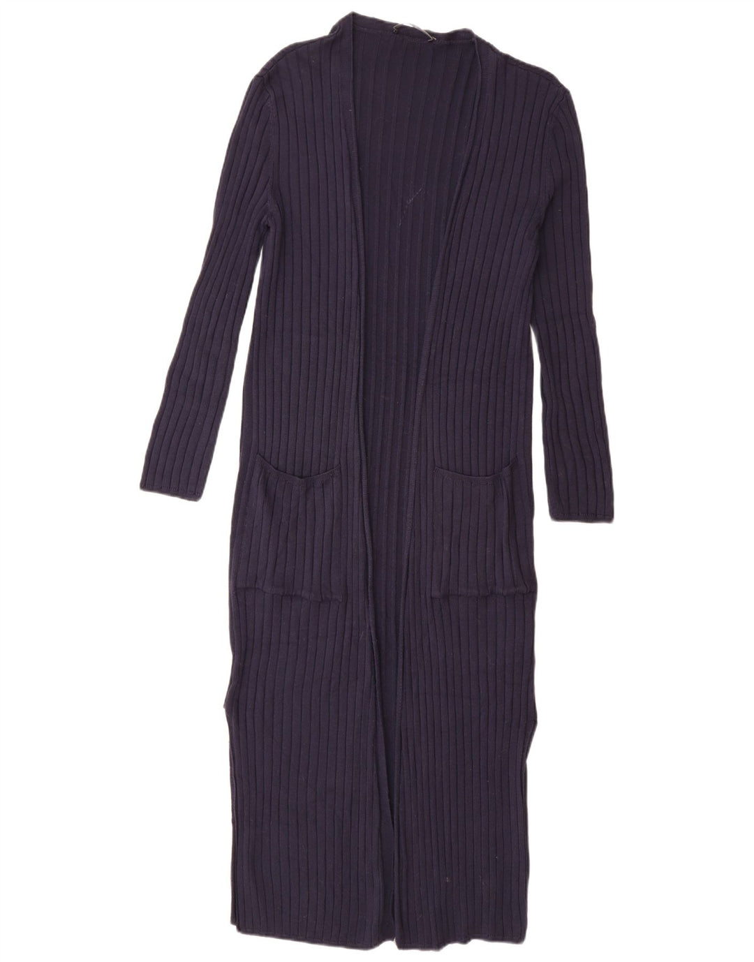 Pulover cardigan cu paragate pentru femei Marks & Spencer UK 10 Mic bleumarin