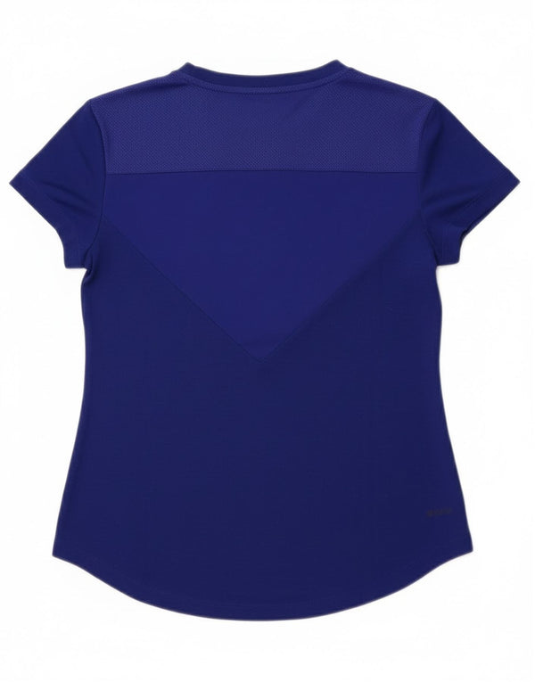 Tricou pentru femei Adidas Crop Top UK 8/10 Small Bleumarin Poliester