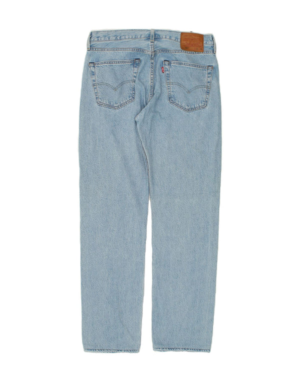 LEVI'S Mens 504 Straight Jeans W33 L32 Blue Cotton