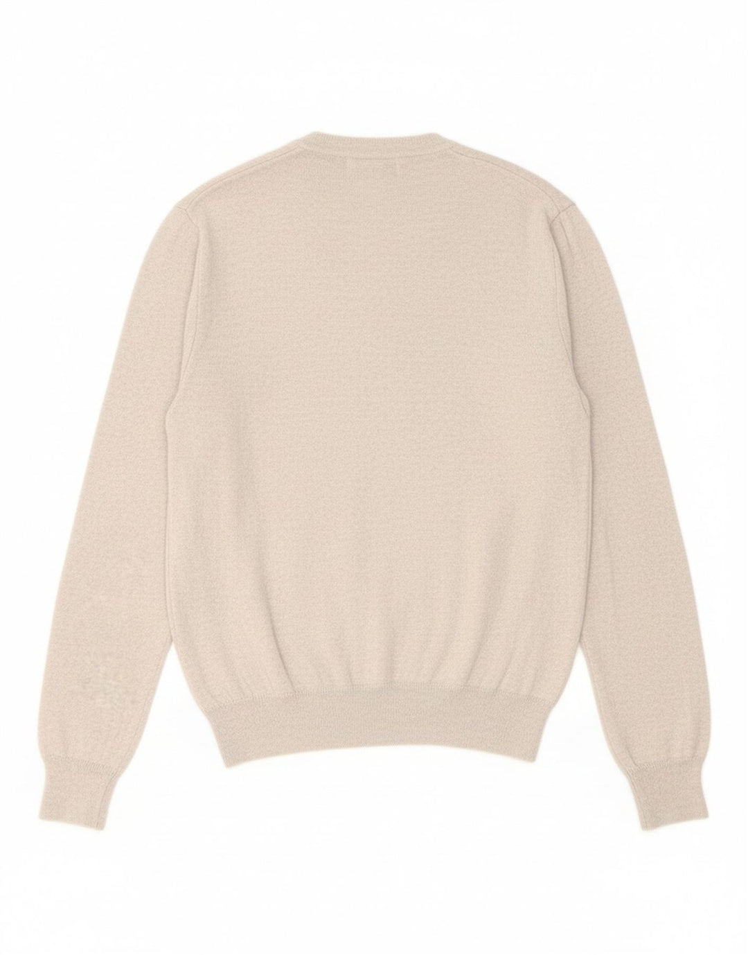 MARLBORO CLASSICS Womens V-Neck Jumper Sweater UK 12 Medium Grey Wool Vintage Marlboro Classics and Second-Hand Marlboro Classics from Messina Hembry 