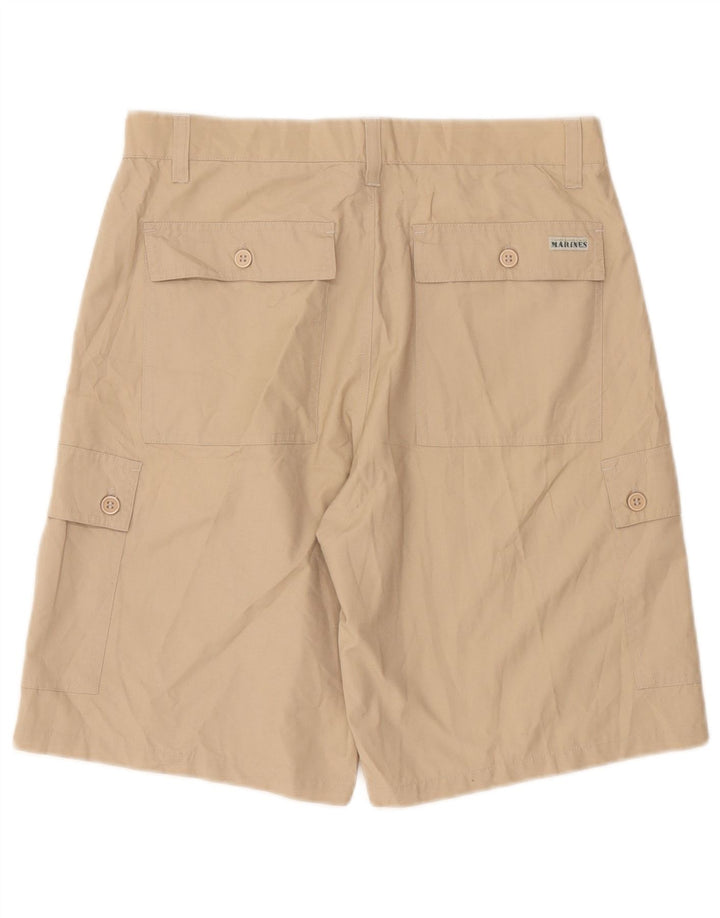 Pantaloni scurti cargo vintage pentru bărbați IT 48 Medium W32 Bej