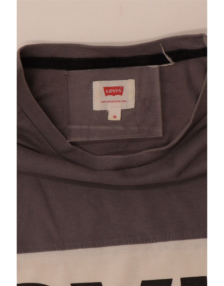 Tricou grafic pentru bărbați LEVI'S Top Medium Gri Colorblock