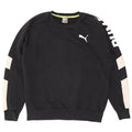 Hanorac grafic pentru bărbați Puma Pulover mediu negru colorblock