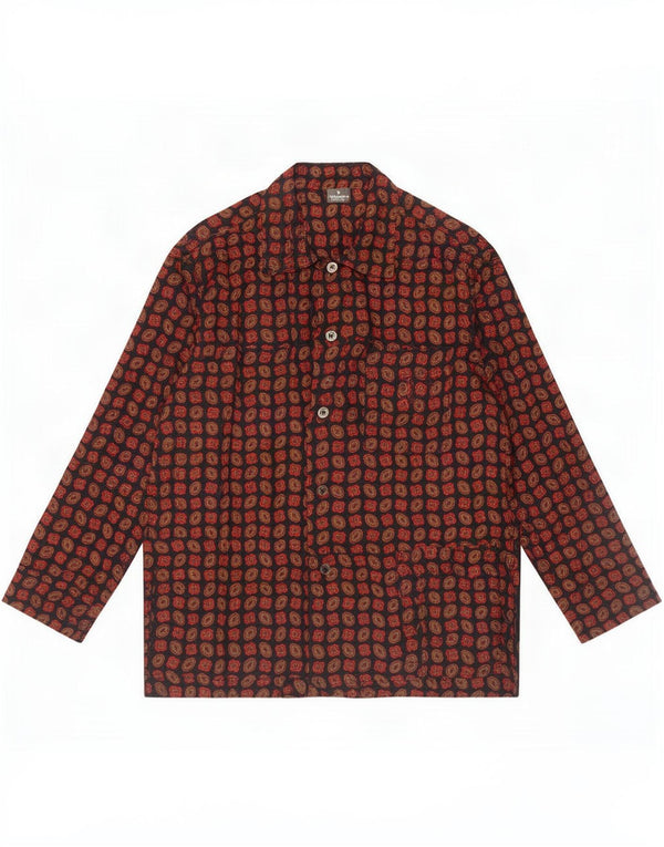 Cămașă Trussardi pentru bărbați IT 48 Small Bleumarin Ikat Bumbac