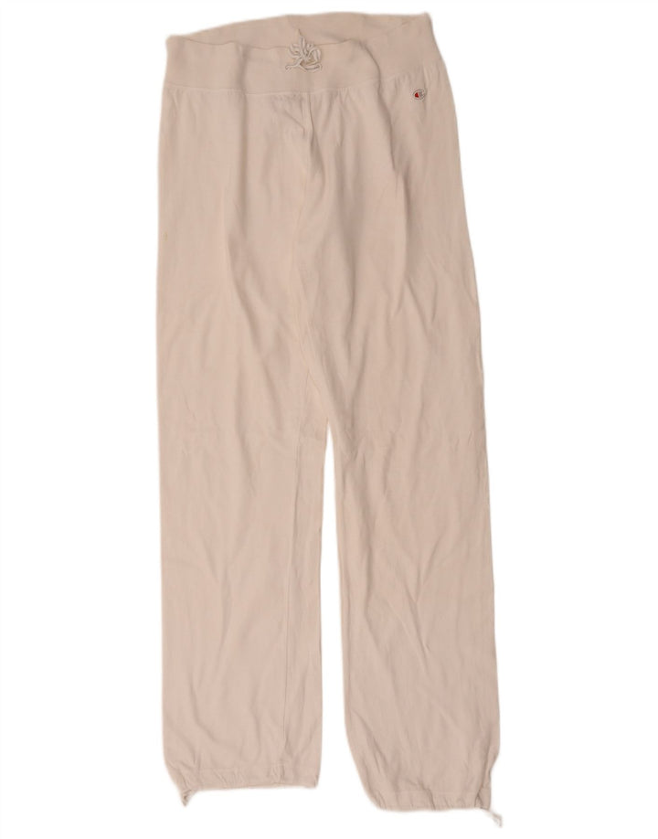 Pantaloni de trening pentru femei Champion Pantaloni de jogging UK 14 Medium White