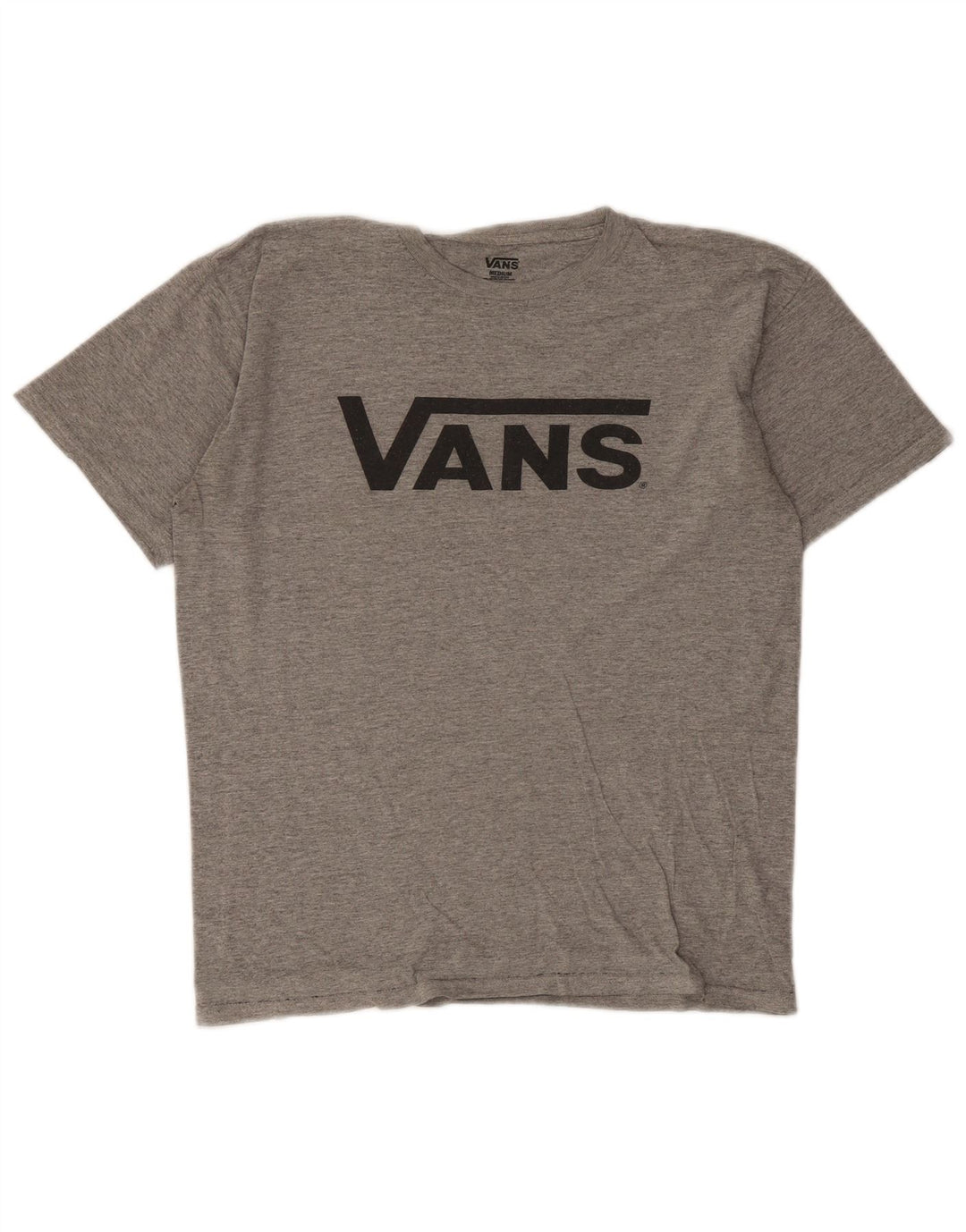 Tricou grafic Vans pentru bărbați Top din bumbac cu pete gri mediu