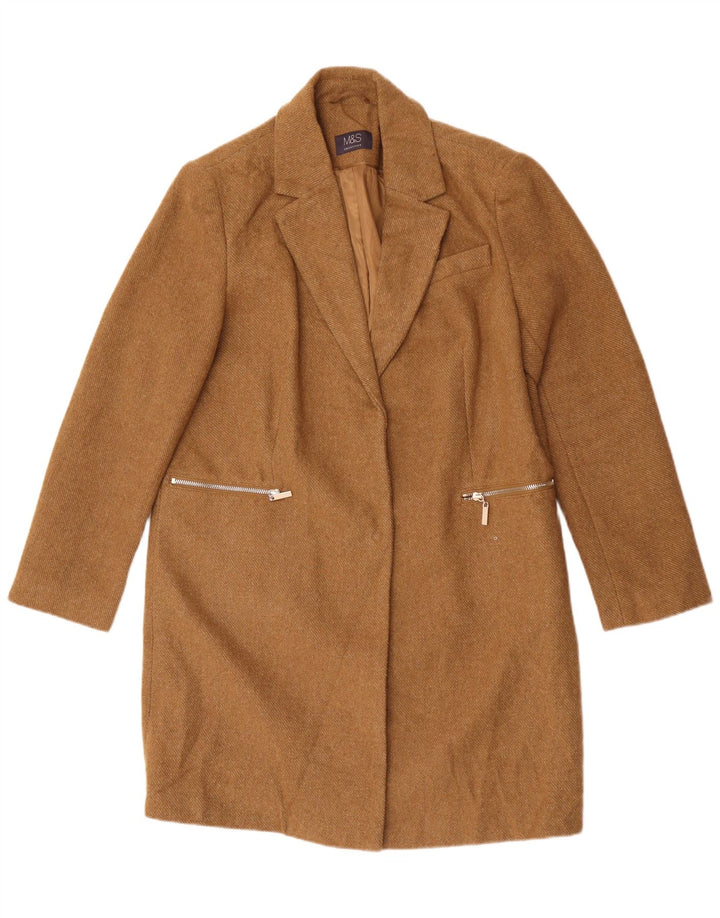 Palton pentru femei Marks & Spencer UK 12 Medium Bej Poliester
