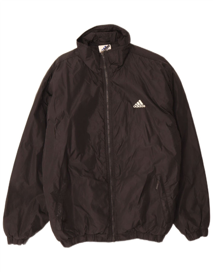 Jachetă de ploaie pentru bărbați Adidas UK 36/38 Poliamidă neagră mică