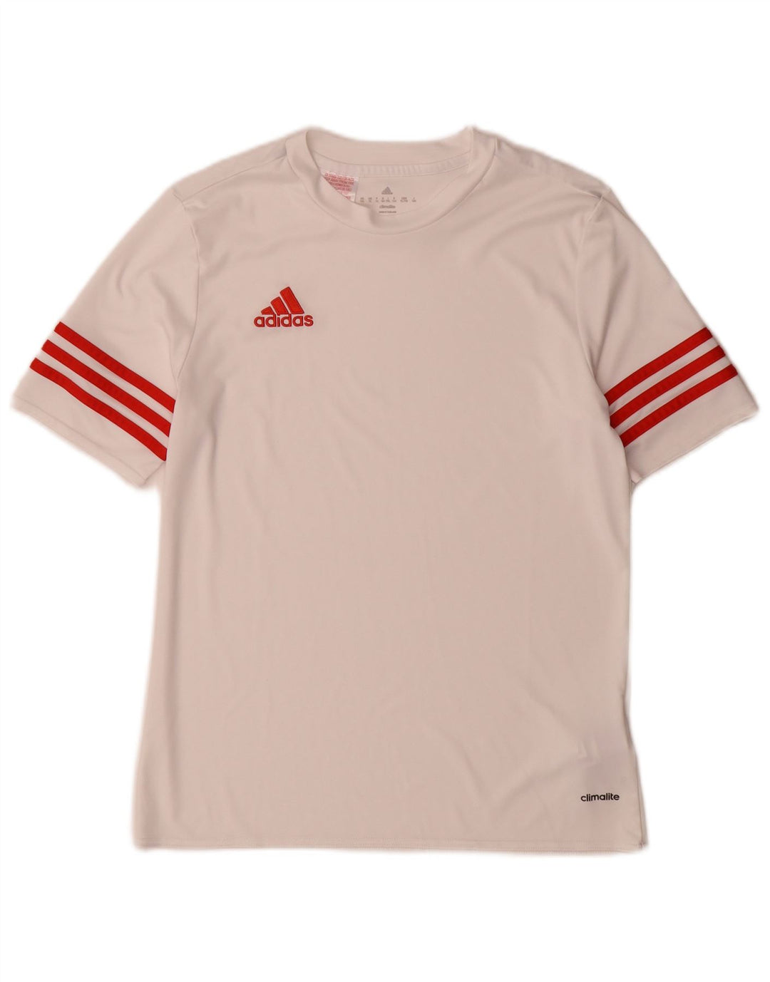 Tricou Adidas Climalite pentru baieti Top 13-14 ani XL Poliester alb