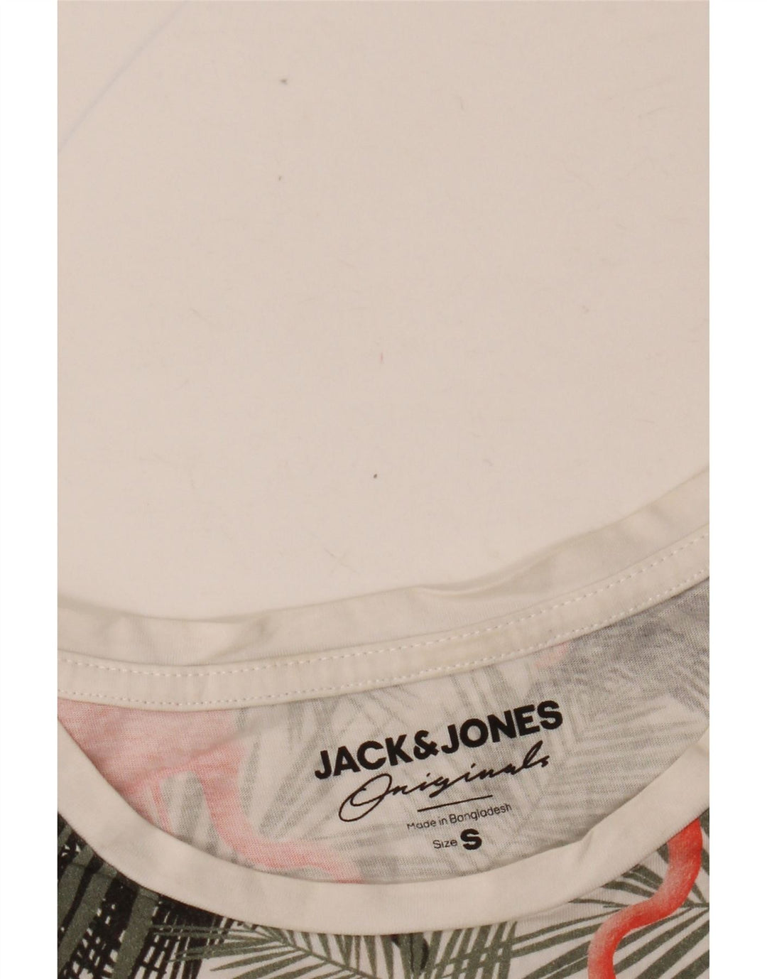JACK & JONES Tricou grafic pentru bărbați Top mic, multicolor, floral
