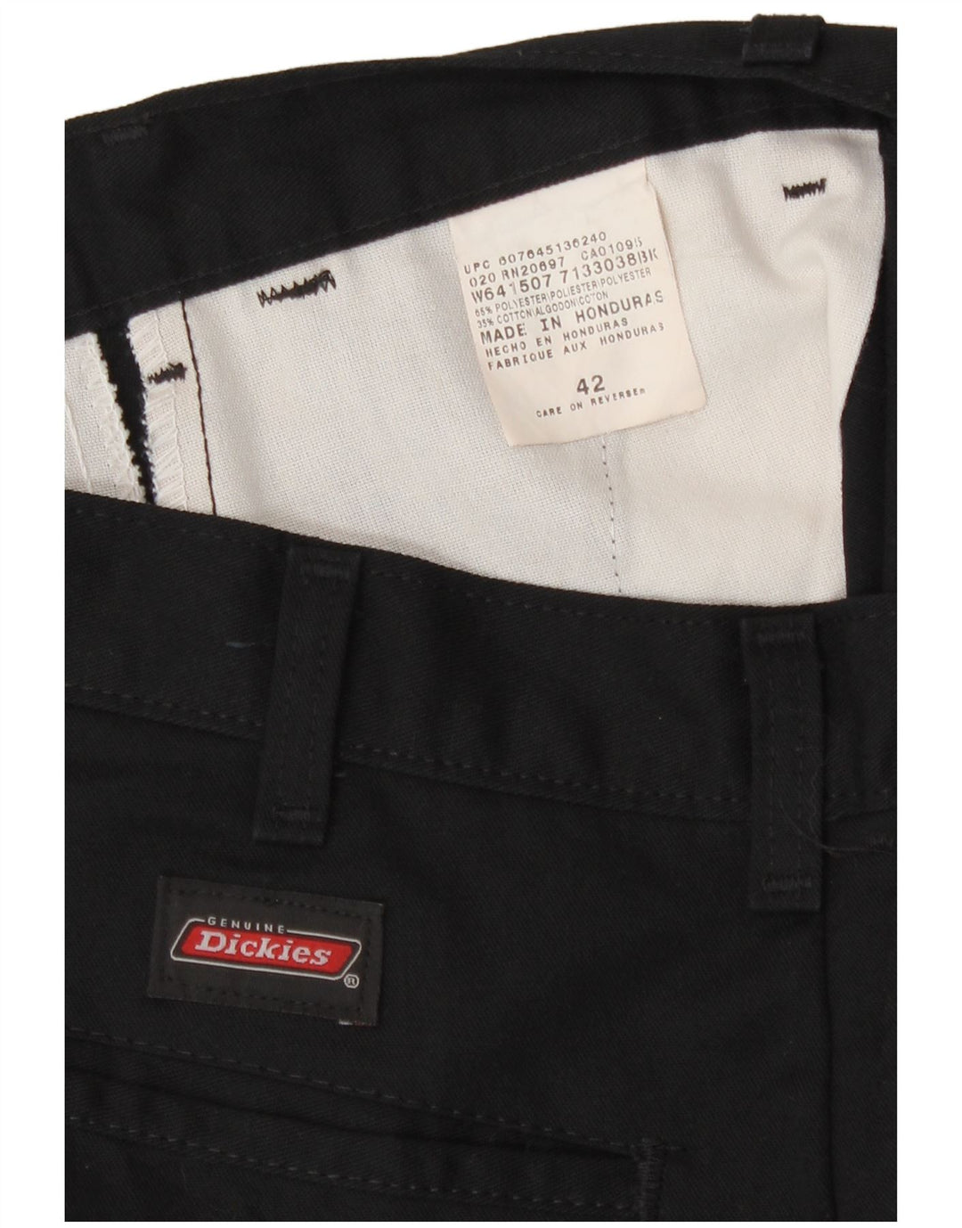 Pantaloni scurți cargo Dickies pentru bărbați W42 2XL poliester negru