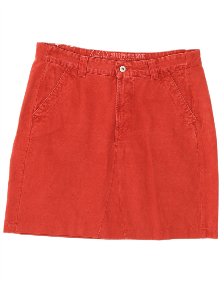 Fusta mini pentru femei Murphy & Nye W32 bumbac roșu mare