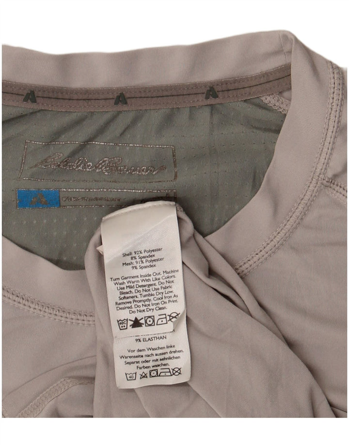 Tricou pentru bărbați Eddie Bauer Top mare, gri, poliester color bloc