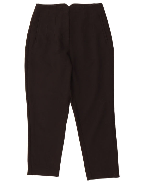 Pantaloni de costum conici pentru femei Zara L30 L27 Poliester negru