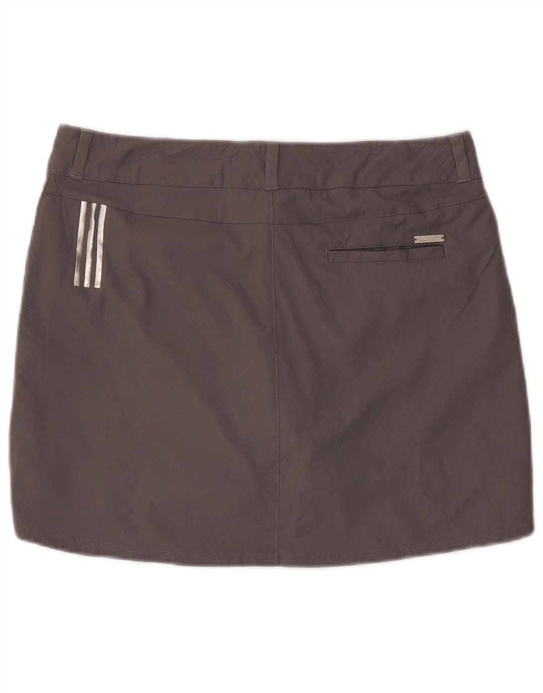 Fusta mini Adidas pentru femei UK 14 Large W32 Poliester gri