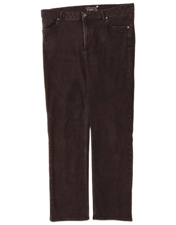 Marks & Spencer Blugi drepti pentru femei Per Una UK 16 Large W34 L30 Black