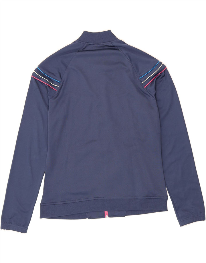 DIADORA Womens Tracksuit Top Jacket UK 18 XL Navy Blue Polyester Vintage Diadora and Second-Hand Diadora from Messina Hembry 