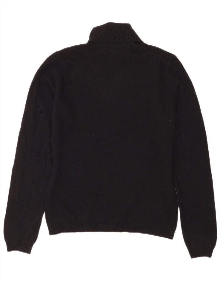 Pulover pentru femei Benetton cu gât rulat UK 12 Medium Black