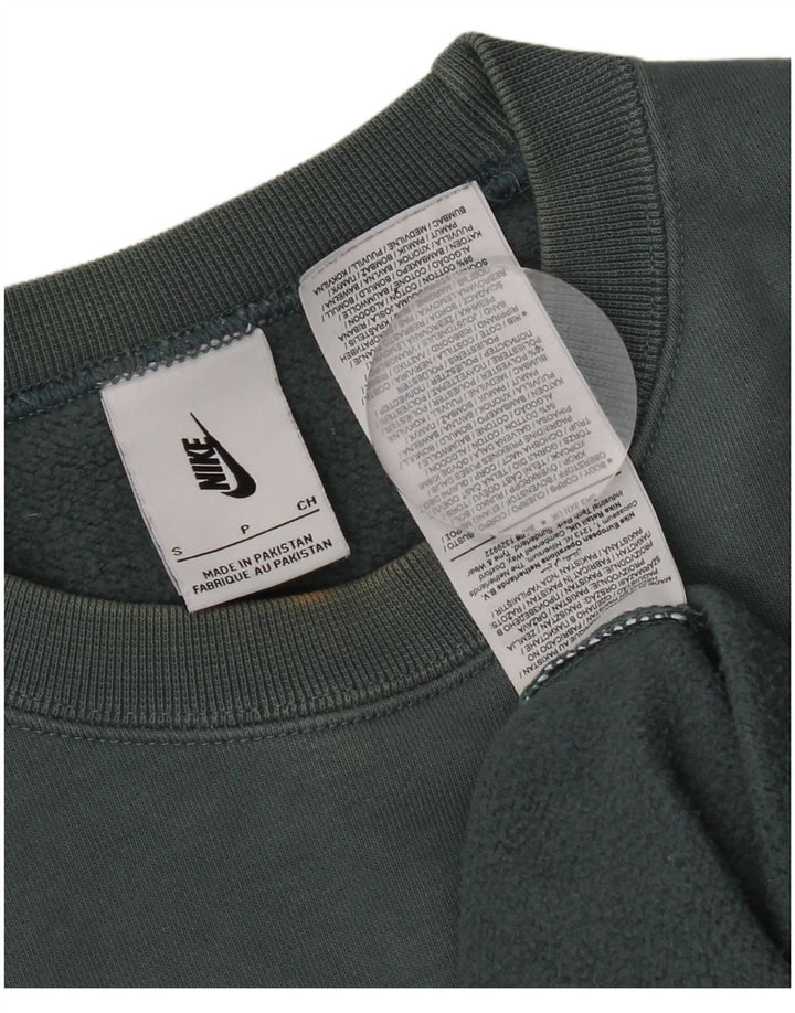 Pulover Nike pentru bărbați din bumbac mic albastru