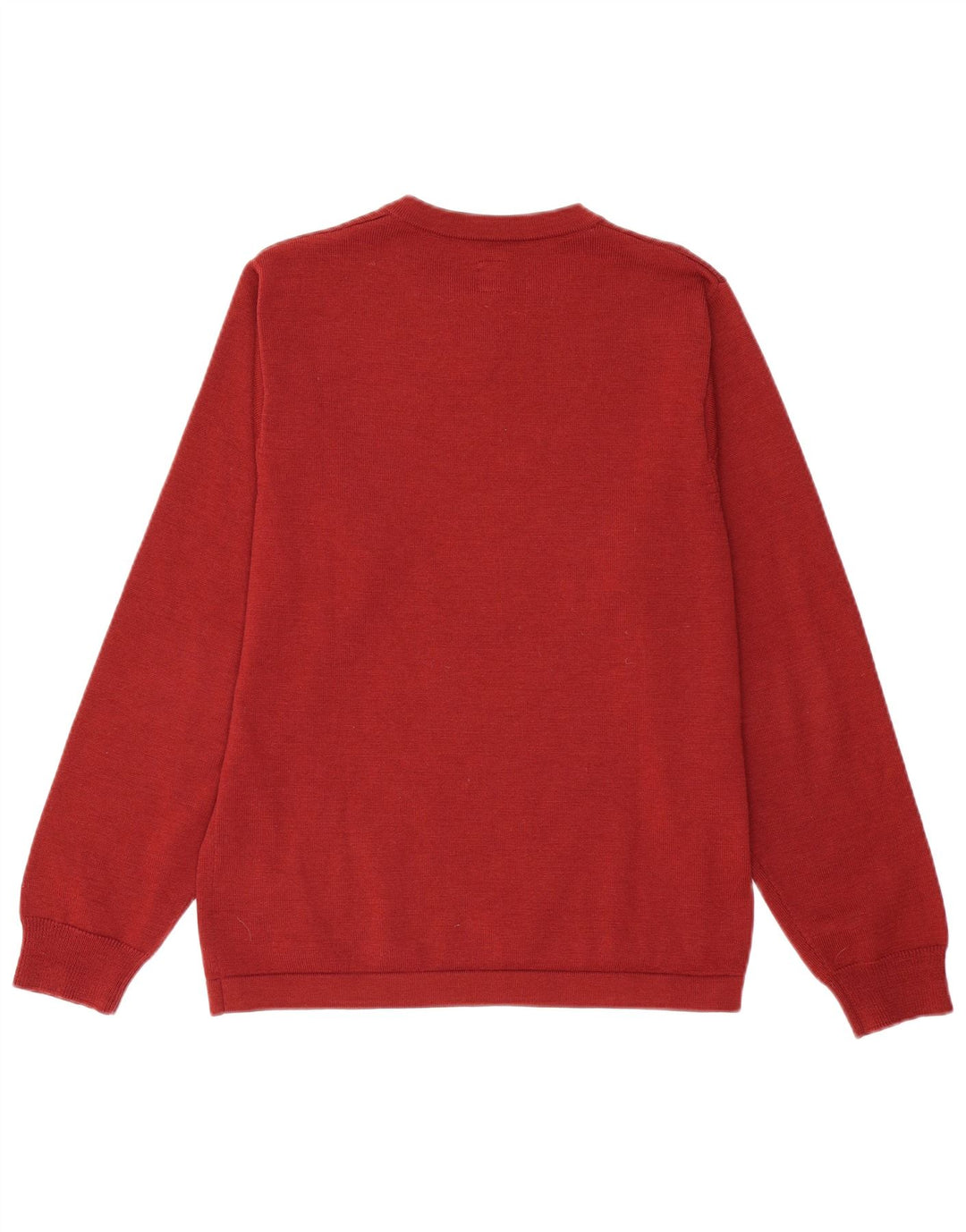 Pulover pentru bărbați ADIDAS cu decolteu în V, lână mică de culoare burgundă