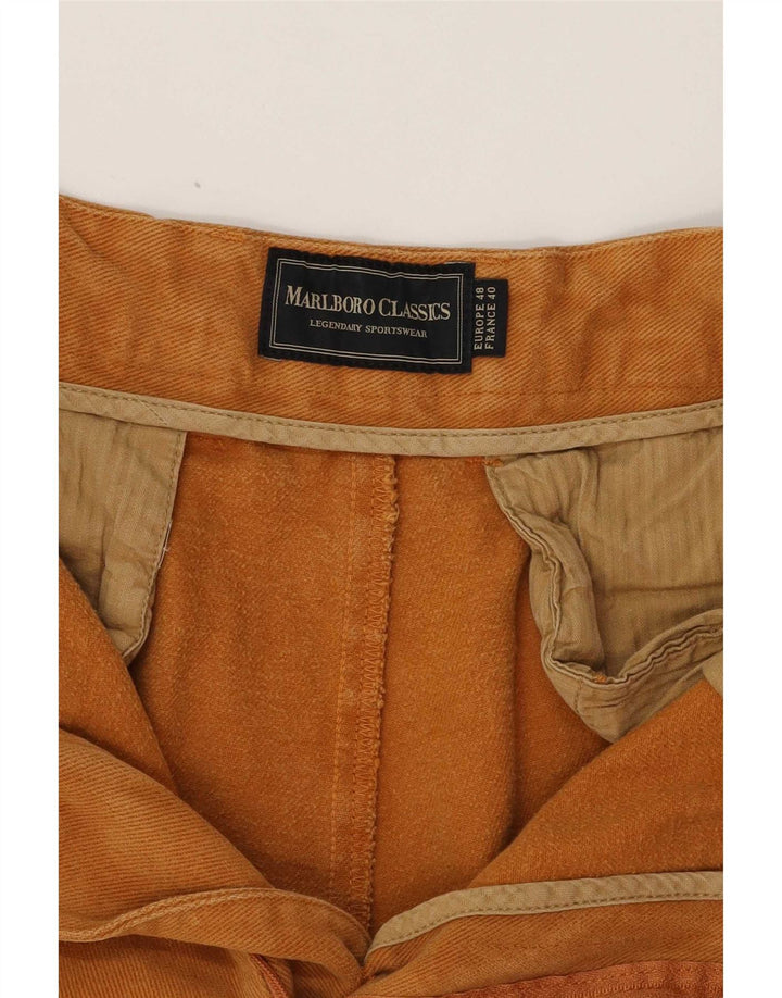 Pantaloni chino drepți pentru bărbați Marlboro Classics EU 48 Medium W31 L34 Maro