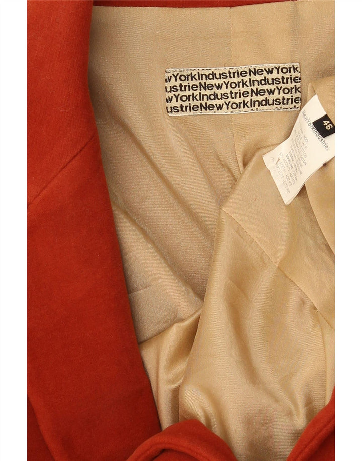 Palton pentru femei New York Industrie IT 46 Lână roșie mare