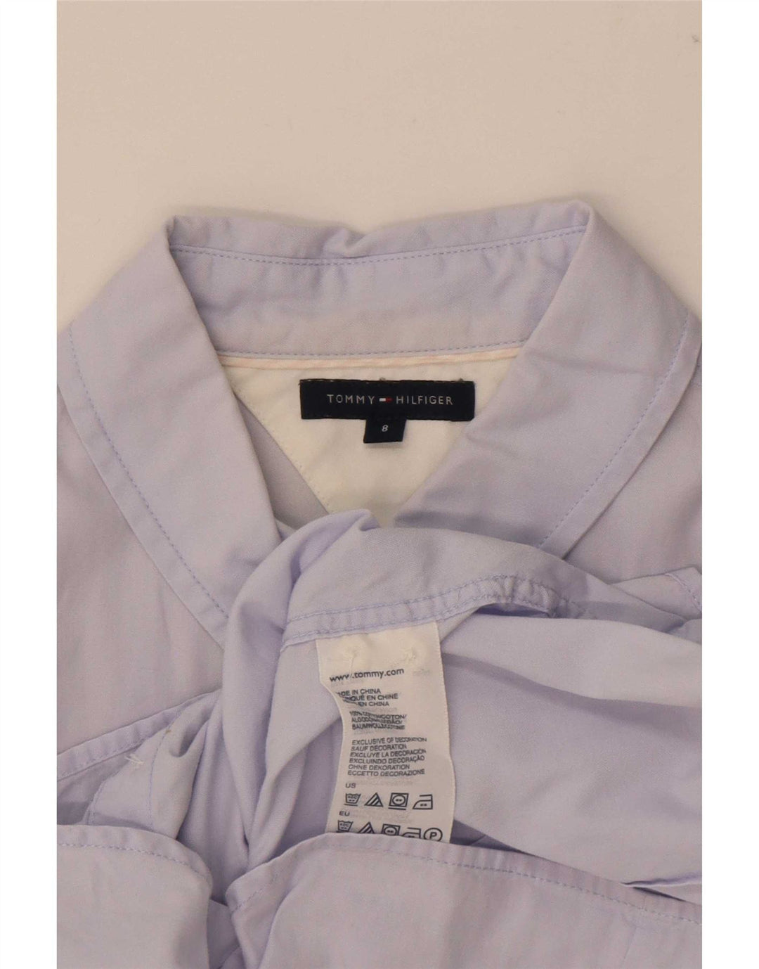 Cămașă Tommy Hilfiger pentru femei US 8 Medium Blue Bumbac