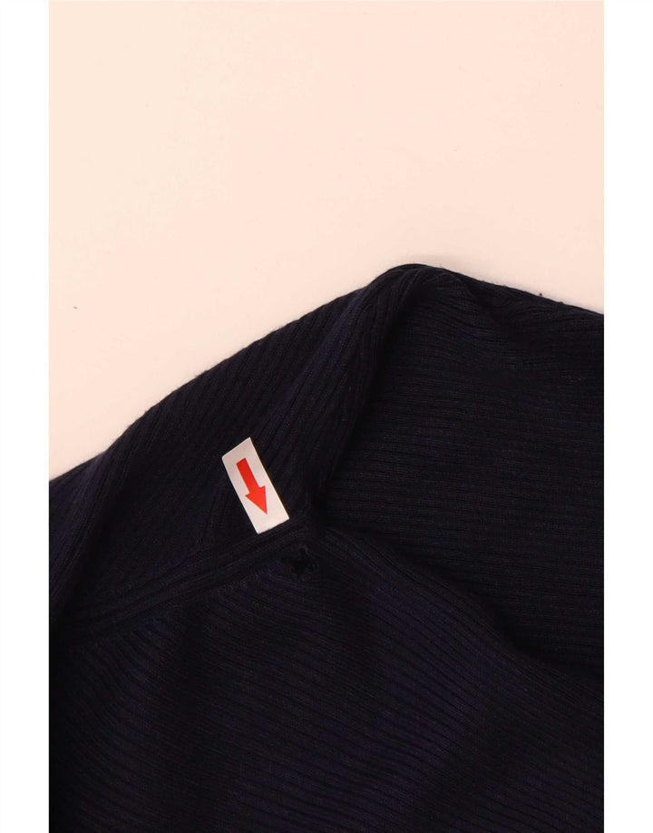 Pulover cardigan cu paragate pentru femei Marks & Spencer UK 14 Medium Bleumarin
