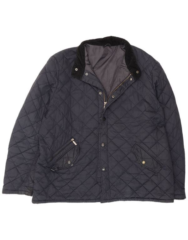 Jachetă matlasată pentru bărbați Barbour UK 44 2XL Bleumarin Poliester