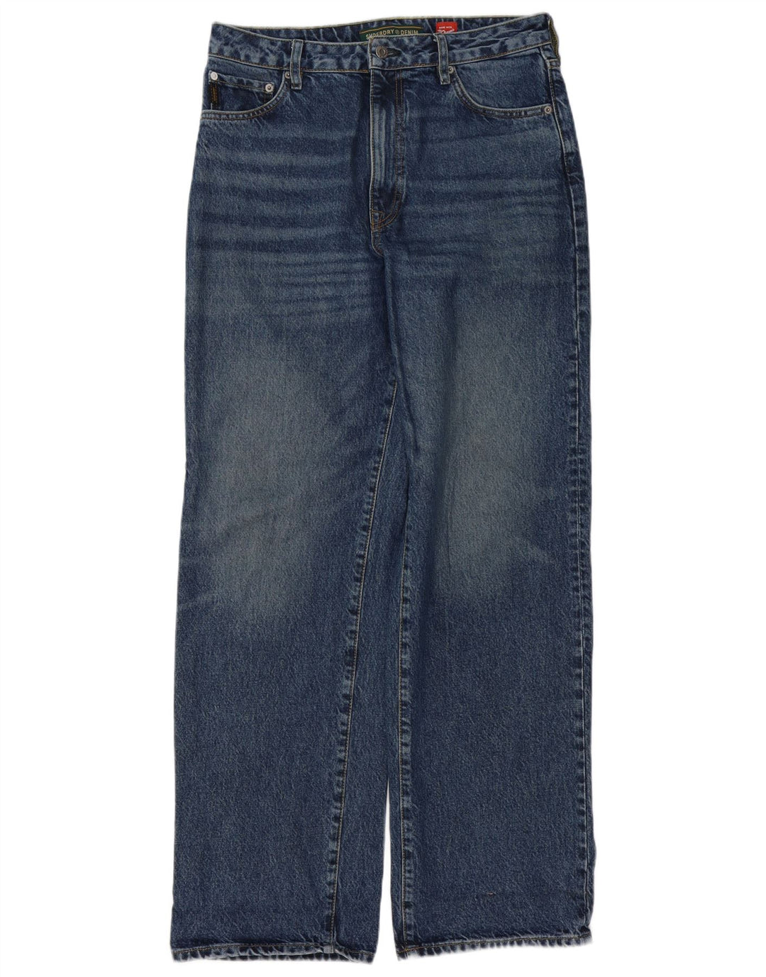 Blugi largi pentru bărbați Superdry W30 L32 Bumbac albastru