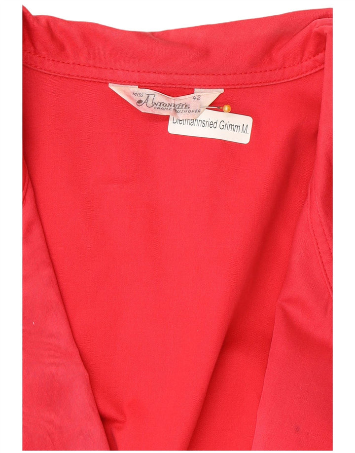 Pulover cardigan Vintage pentru femei la dublu piept IT 42 Roz mediu