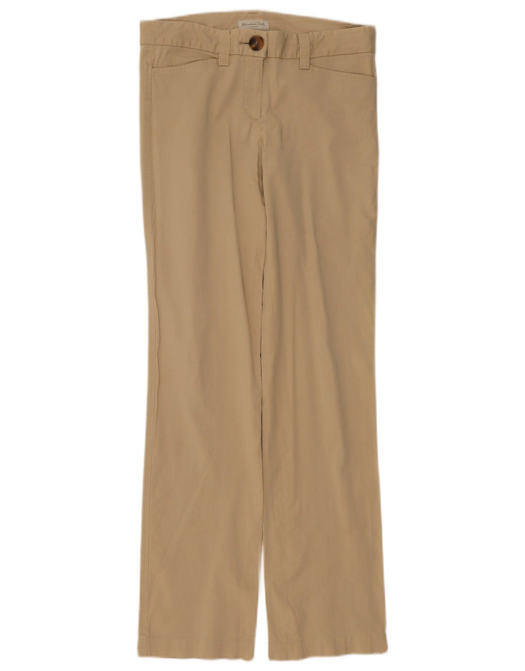 Pantaloni casual drepti Massimo Dutti pentru femei W30 L32 bej