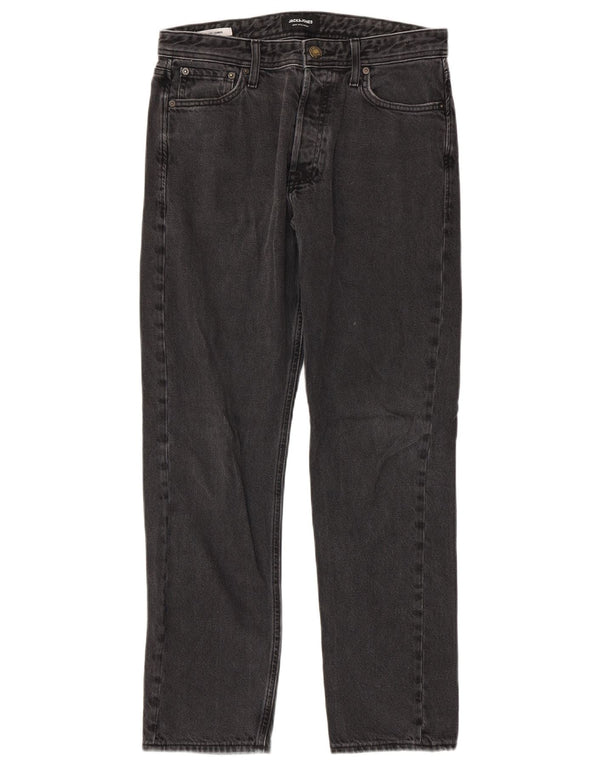 Blugi largi pentru bărbați Jack & Jones W30 L29 bumbac gri