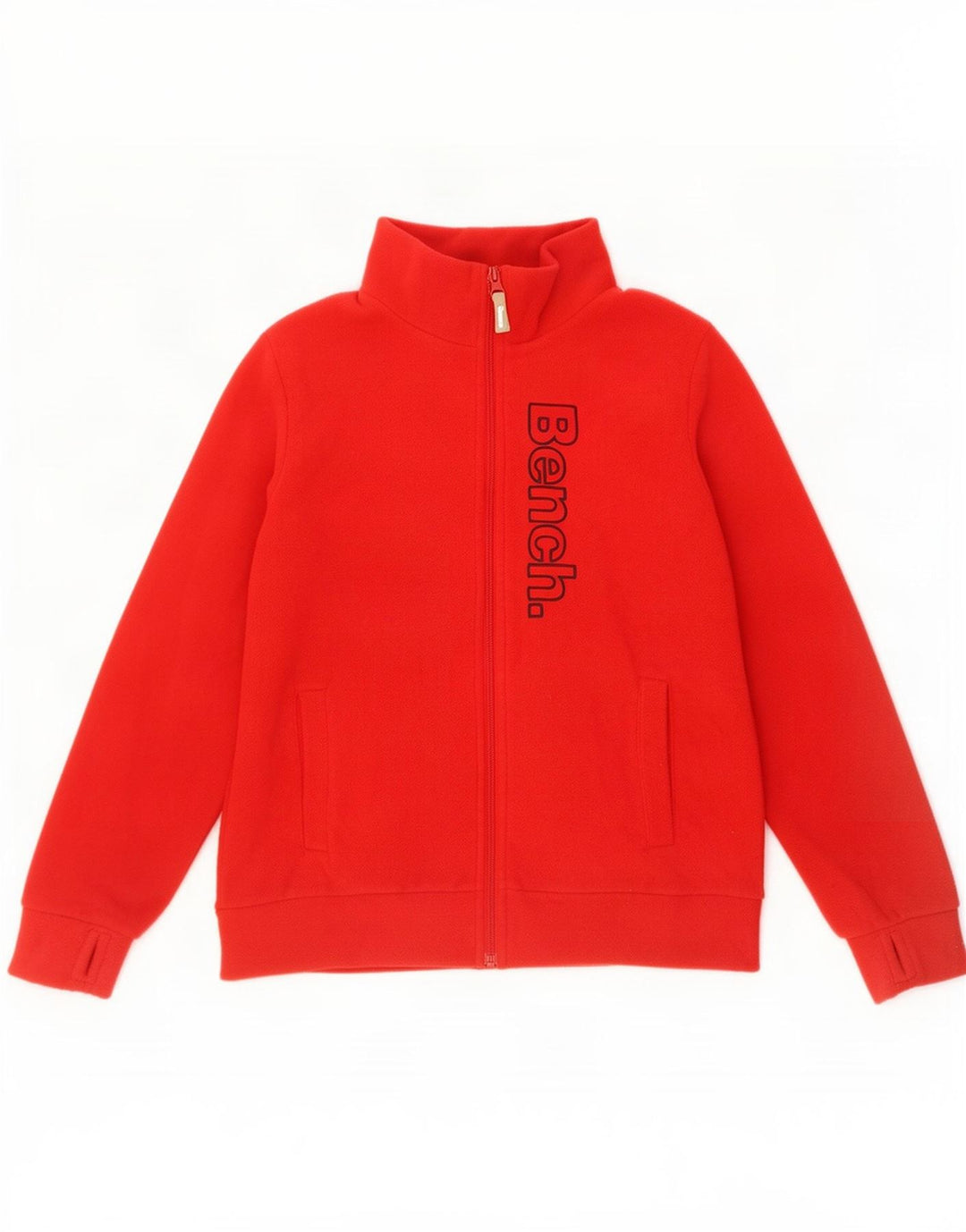Jachetă din lână grafică Bench Boys 13-14 ani poliester roșu