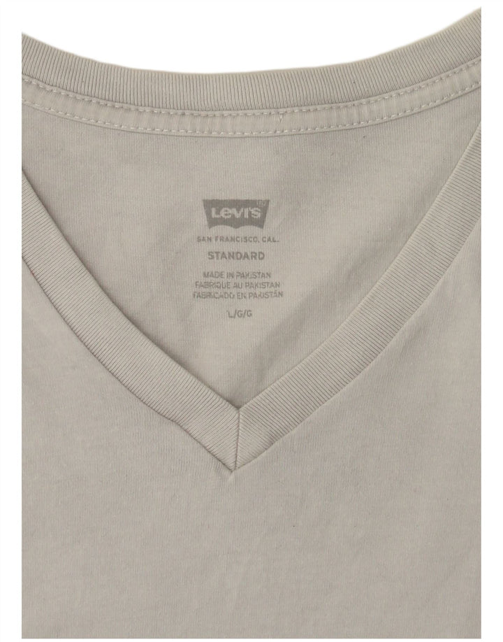 Tricou LEVI'S pentru bărbați, cu ajustare standard, mare, gri