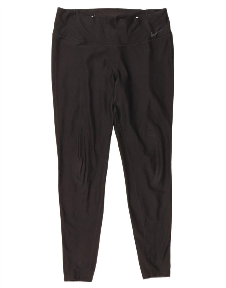 Leggings Dri Fit Nike pentru femei UK 16, mare, negru, poliester