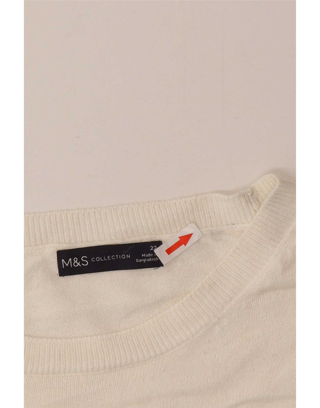 Pulover pentru femei Marks & Spencer cu decolteu triplu UK 22 2XL Multicolor