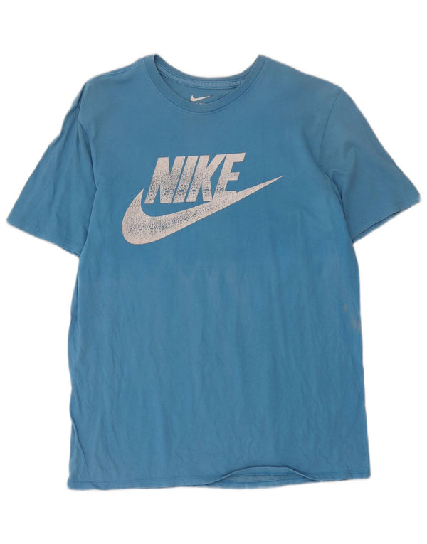 Tricou grafic Nike pentru bărbați, cu croială atletică, Top Medium Blue