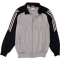 ADIDAS Boys Tracksuit Top Jacket 13-14 Years Large Grey Colourblock Vintage Adidas and Second-Hand Adidas from Messina Hembry 