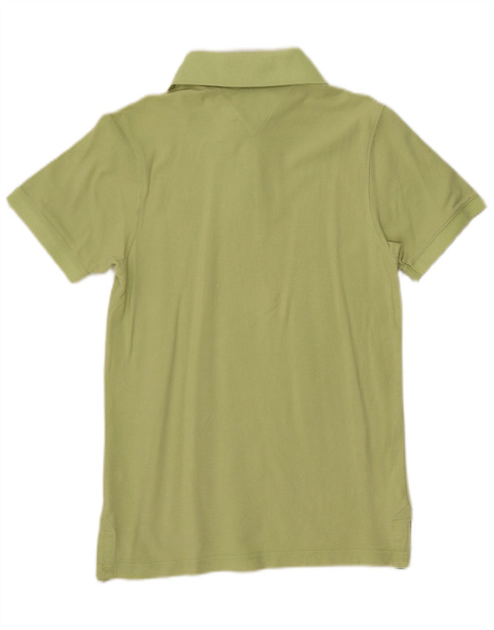 TOMMY HILFIGER Tricou polo pentru bărbați, bumbac verde mic