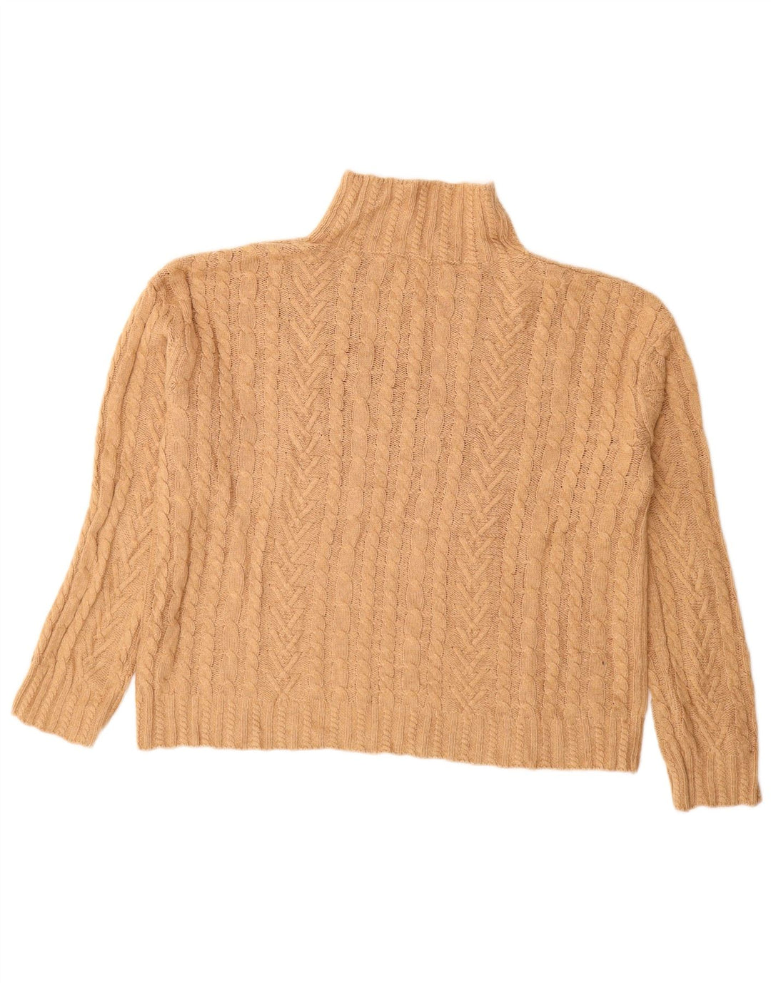 Pulover cu gât țestoasă pentru femei Marks & Spencer UK 10 Mic Bej