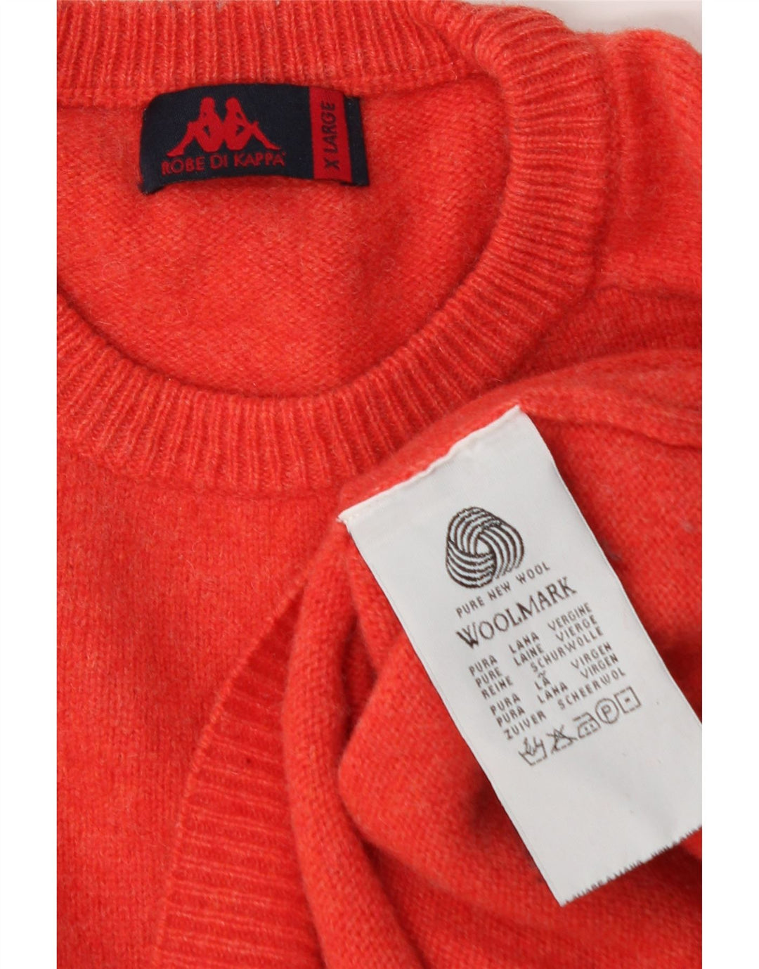Pulover pentru bărbați Kappa cu gât roșu, XL, lână