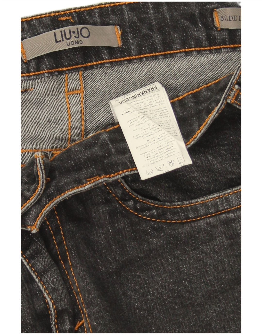 Blugi Liu Jo Uomo Slim W32 L29 Gri Bumbac