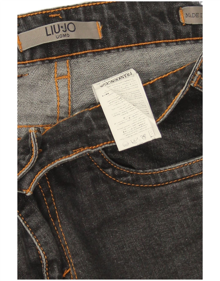 Blugi Liu Jo Uomo Slim W32 L29 Gri Bumbac