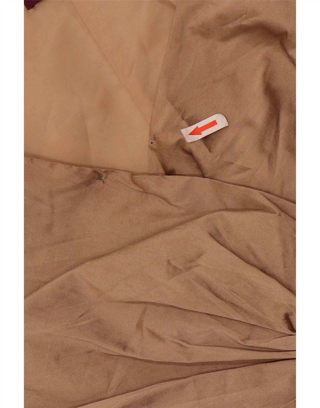 Rochie de damă Debut fără mâneci cu volane în față, UK 18 XL, poliester maro