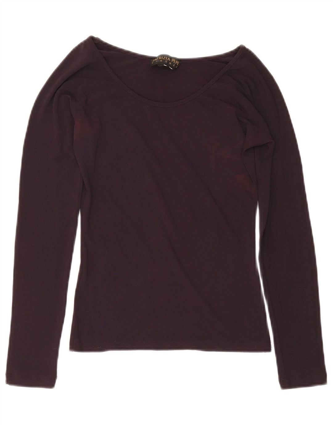 Patrizia Pepe Top Femei cu mânecă lungă US 6 Medium Burgundy