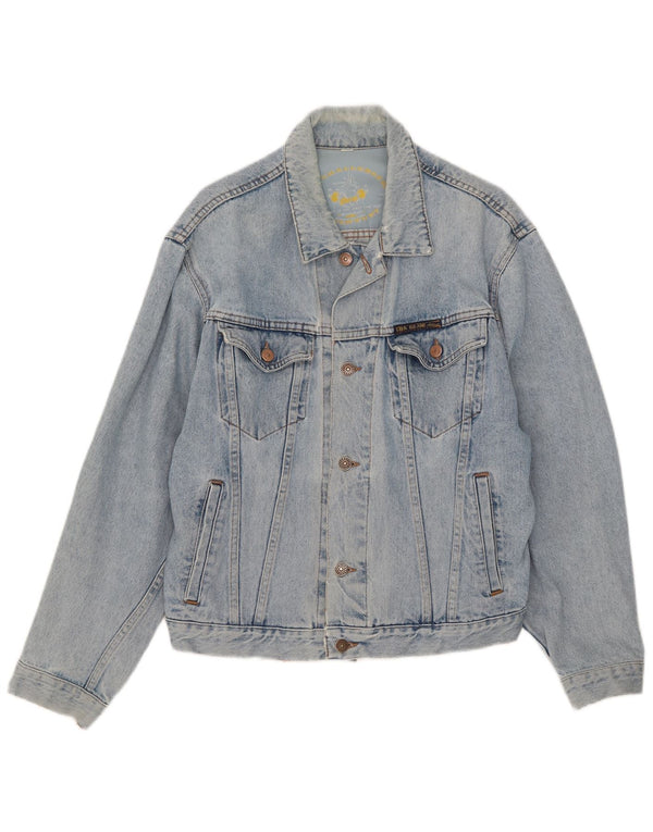 Jachetă de blugi vintage pentru femei UK 16 Large Blue