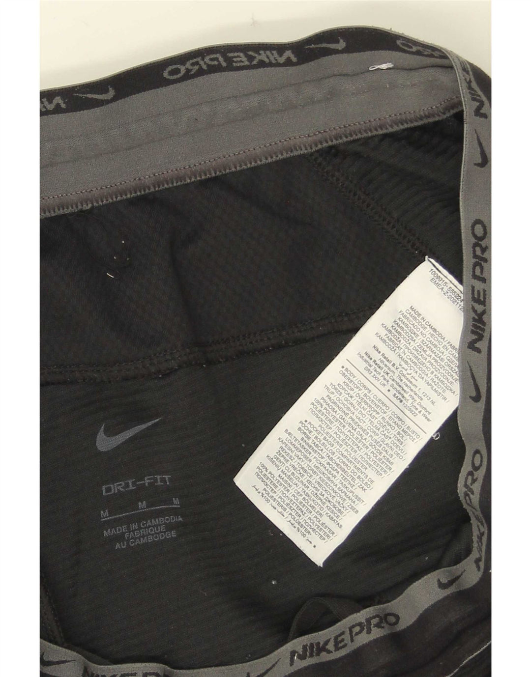 Pantaloni de trening Nike Dri Fit Graphic pentru bărbați, poliester mediu negru