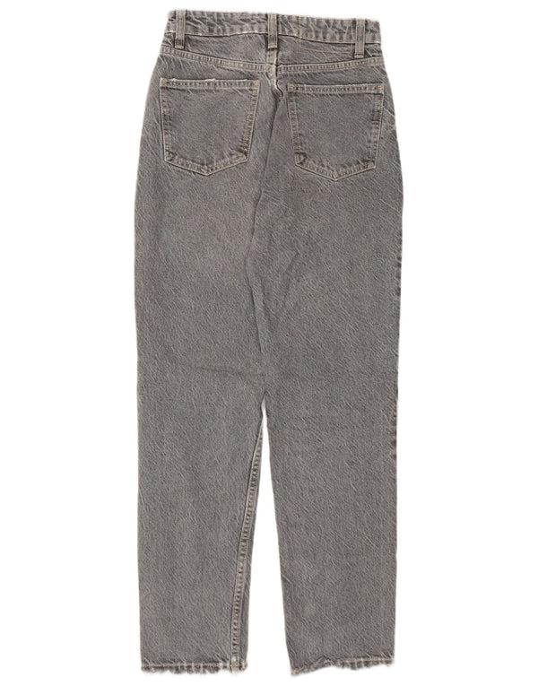 Blugi conici învechiți pentru femei Zara EU 34 2XS L24 L27 Gri